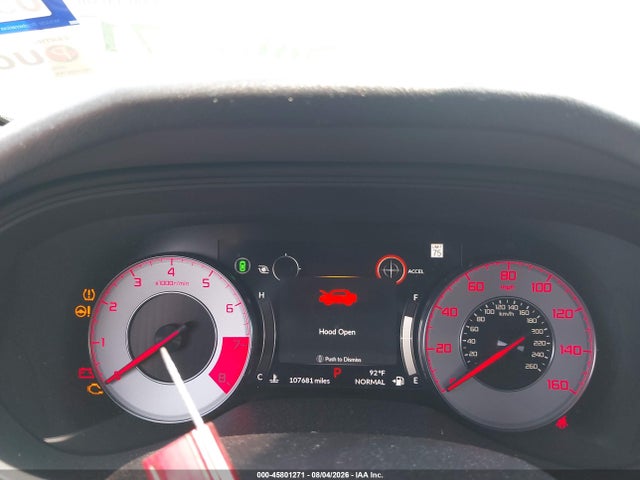 2022 Acura Tlx A-spec Package მანქანა იყიდება აუქციონზე, vin: 19UUB6F51NA002067, აუქციონის ნომერი: 45801271