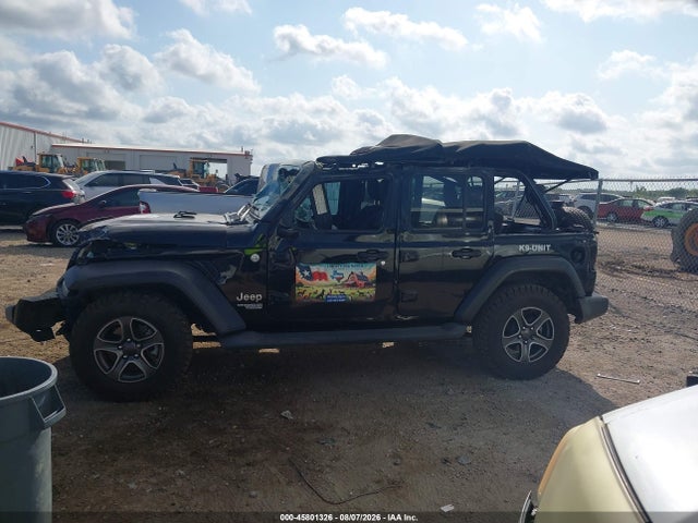 Продаж на аукціоні авто 2018 Jeep Wrangler Unlimited Sport S 4x4, vin: 1C4HJXDG1JW142940, номер лоту: 45801326