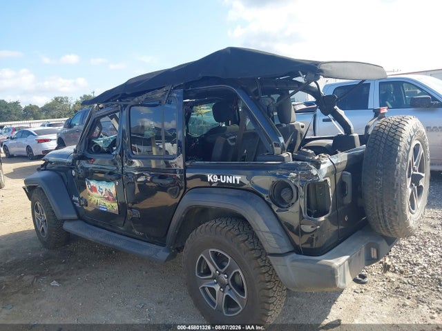 Продаж на аукціоні авто 2018 Jeep Wrangler Unlimited Sport S 4x4, vin: 1C4HJXDG1JW142940, номер лоту: 45801326
