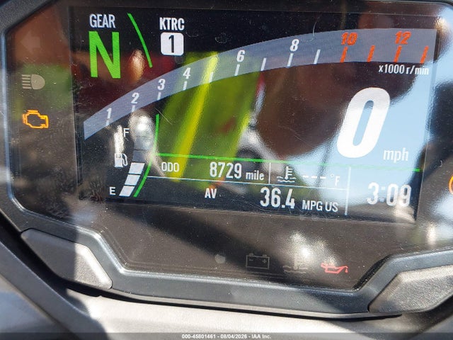 45801461 :رقم المزاد ، ML5EXEP19SDAG0165 vin ، 2025 Kawasaki Ex650 P مزاد بيع