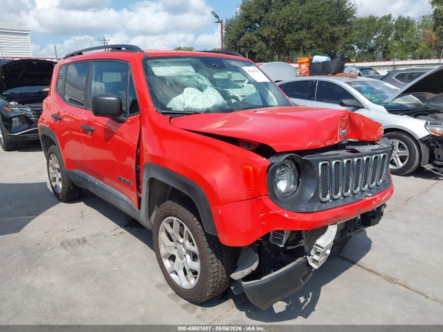 Продажа на аукционе авто 2018 Jeep Renegade Sport 4x4, vin: ZACCJBAB7JPJ42473, номер лота: 45801507