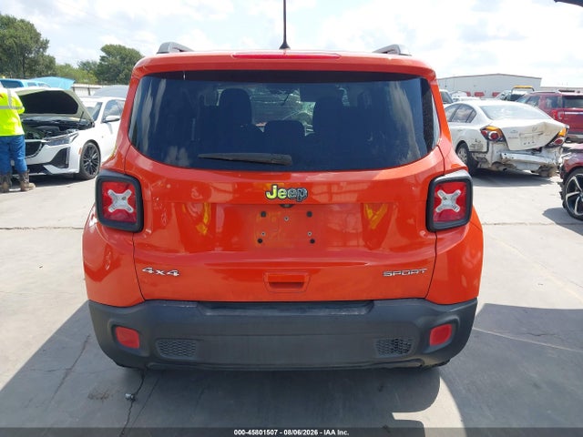 Продажа на аукционе авто 2018 Jeep Renegade Sport 4x4, vin: ZACCJBAB7JPJ42473, номер лота: 45801507