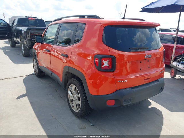 Продажа на аукционе авто 2018 Jeep Renegade Sport 4x4, vin: ZACCJBAB7JPJ42473, номер лота: 45801507
