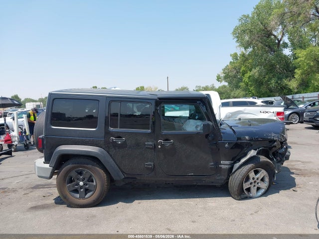 2014 Jeep Wrangler Unlimited Sport მანქანა იყიდება აუქციონზე, vin: 1C4BJWDG9EL313960, აუქციონის ნომერი: 45801539