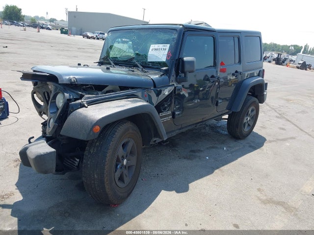 2014 Jeep Wrangler Unlimited Sport მანქანა იყიდება აუქციონზე, vin: 1C4BJWDG9EL313960, აუქციონის ნომერი: 45801539