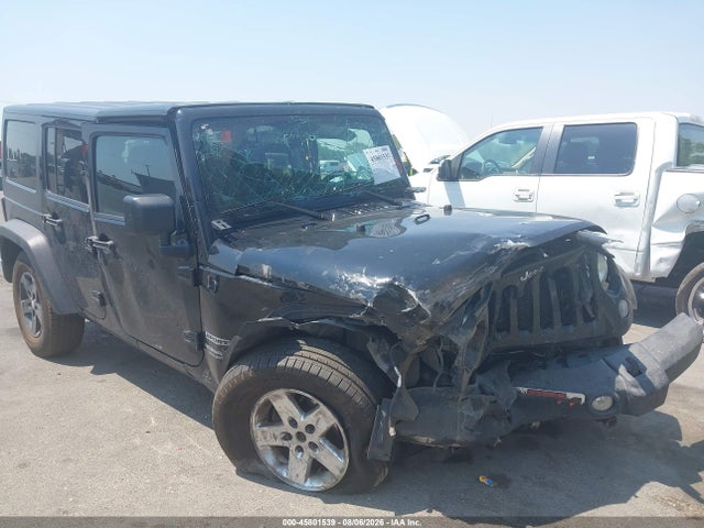 2014 Jeep Wrangler Unlimited Sport მანქანა იყიდება აუქციონზე, vin: 1C4BJWDG9EL313960, აუქციონის ნომერი: 45801539