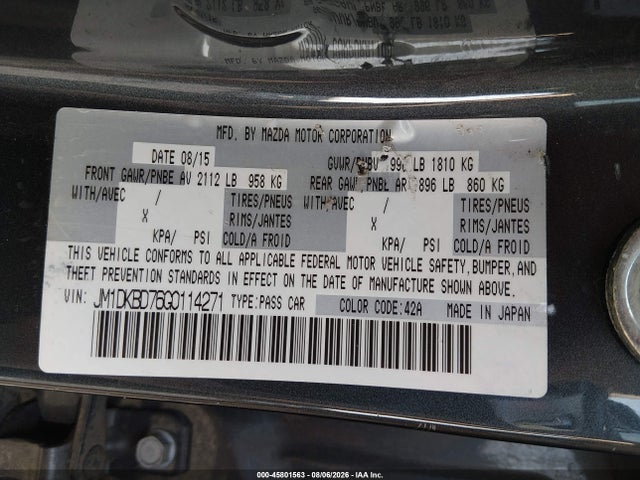 Mazda Cx-3 Grand Touring 2016 JM1DKBD76G0114271 Image 9