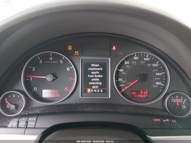 45801592 :رقم المزاد ، WAUDG78E35A542939 vin ، 2005 Audi A4 3.2 مزاد بيع