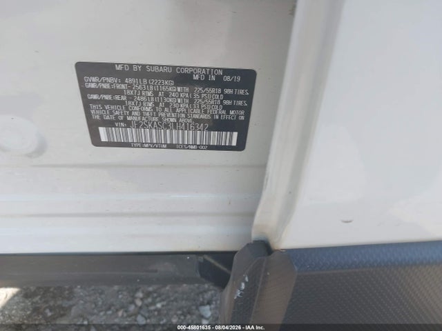 Продаж на аукціоні авто 2020 Subaru Forester Limited, vin: JF2SKASC3LH416342, номер лоту: 45801635