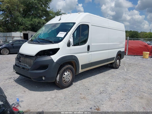 45801692 :رقم المزاد ، 3C6LRVDG9SE513417 vin ، 2025 Ram Promaster 2500 Tradesman High Roof 159 Wb W/pass Seat مزاد بيع
