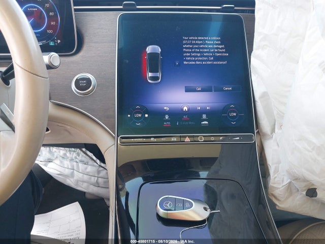 45801715 :رقم المزاد ، W1KCG2DB1PA032398 vin ، 2023 Mercedes-benz Eqs 450+ مزاد بيع