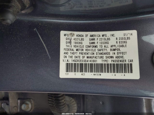 Продажа на аукционе авто 2014 Honda Accord Sport, vin: 1HGCR2E55EA140681, номер лота: 45801718