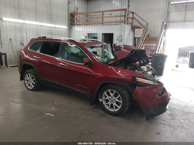 2015 Jeep Cherokee Latitude მანქანა იყიდება აუქციონზე, vin: 1C4PJLCB8FW706858, აუქციონის ნომერი: 45801788