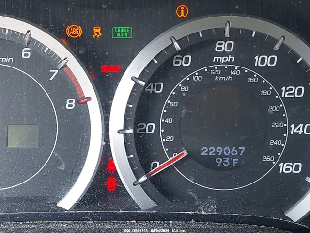 2011 Acura Tsx 2.4 მანქანა იყიდება აუქციონზე, vin: JH4CU2F61BC004597, აუქციონის ნომერი: 45801808