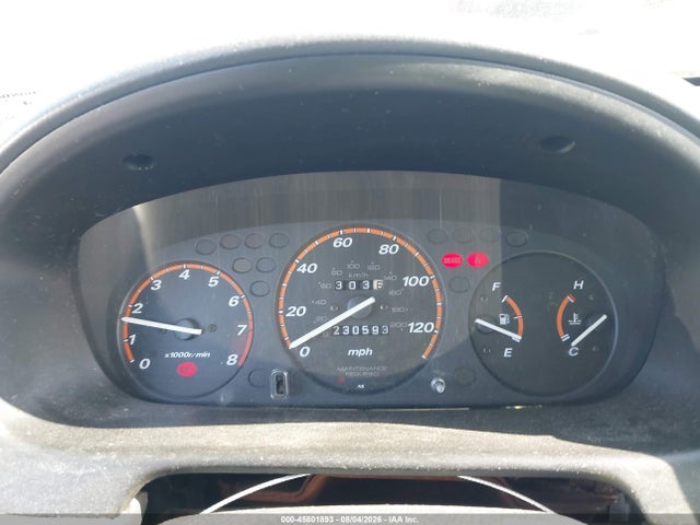 45801893 :رقم المزاد ، JHLRD17601S006031 vin ، 2001 Honda Cr-v Ex مزاد بيع
