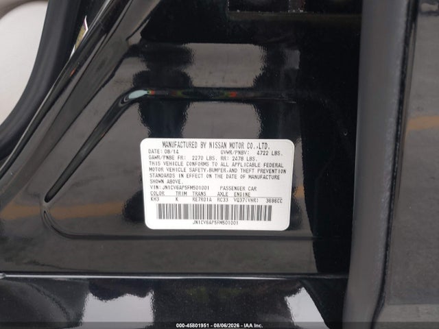 Infiniti Q40 2015 JN1CV6AP5FM501001 Image 9