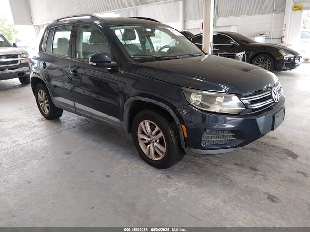Продажа на аукционе авто 2016 Volkswagen Tiguan S, vin: WVGAV7AX8GW588193, номер лота: 45802058