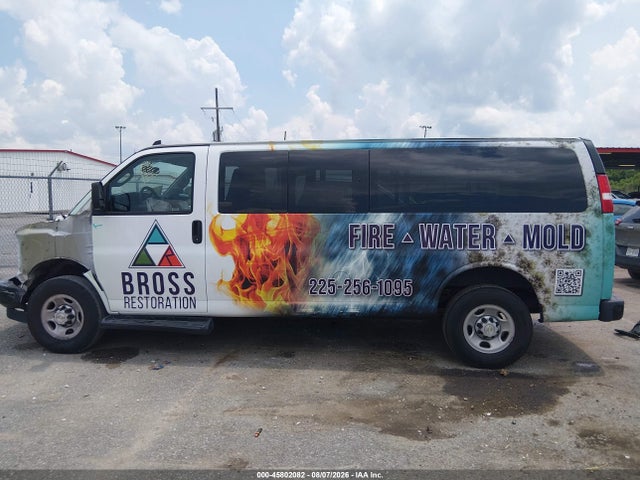 2023 Chevrolet Express Passenger Rwd 3500 Extended Wheelbase Ls მანქანა იყიდება აუქციონზე, vin: 1GAZGNFP9P1195047, აუქციონის ნომერი: 45802082
