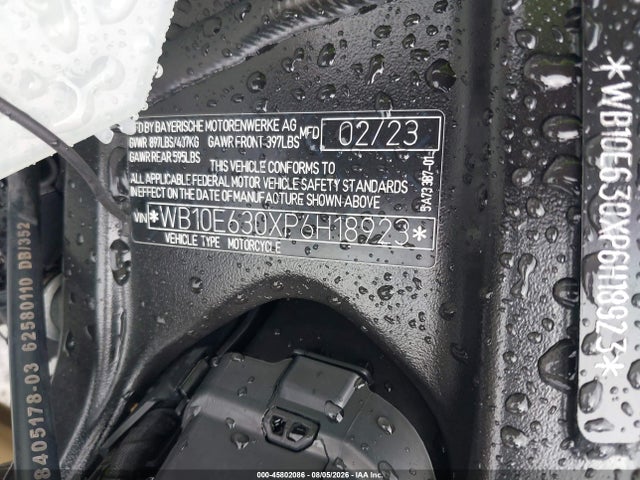 Продаж на аукціоні авто 2023 Bmw S 1000 Rr, vin: WB10E630XP6H18923, номер лоту: 45802086