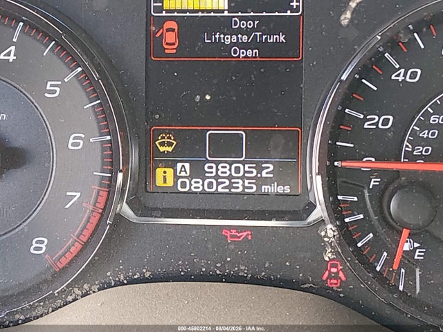 45802214 :رقم المزاد ، JF1VA1A65J9801456 vin ، 2018 Subaru Wrx مزاد بيع