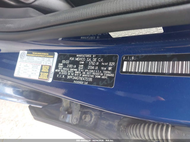 KIA Forte Lxs 2022 3KPF24AD7NE475186 Image 9