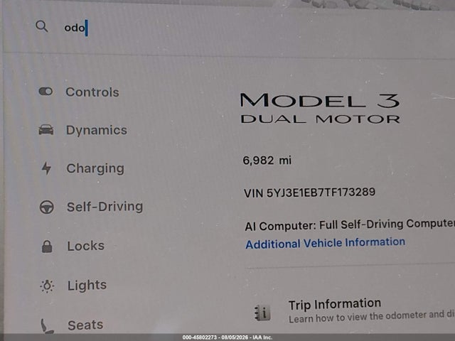 Tesla Model 3 Premium All-wheel Drive 2026 5YJ3E1EB7TF173289 Image 15