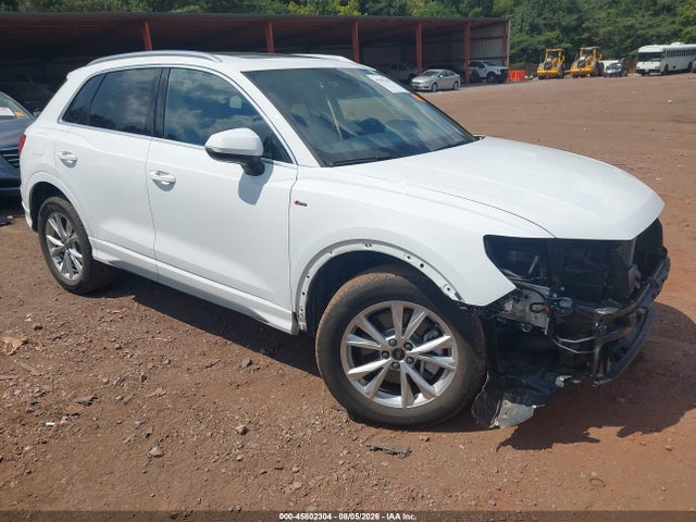 Продаж на аукціоні авто 2025 Audi Q3 Premium 45 Tfsi S Line Quattro Tiptronic, vin: WA1DECF38S1049766, номер лоту: 45802304