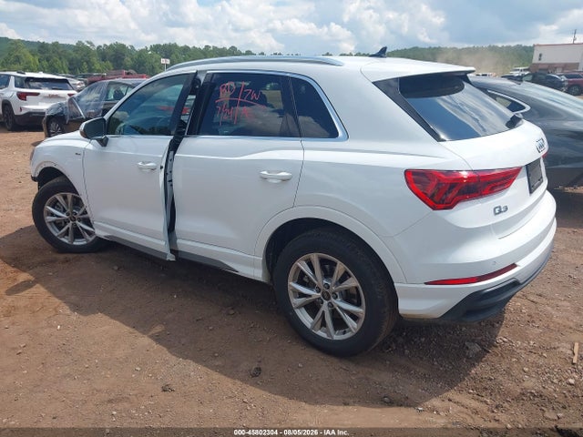 Продаж на аукціоні авто 2025 Audi Q3 Premium 45 Tfsi S Line Quattro Tiptronic, vin: WA1DECF38S1049766, номер лоту: 45802304
