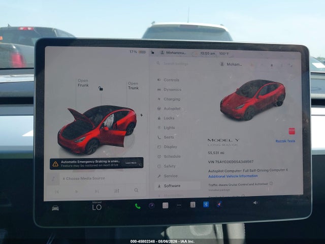 Продаж на аукціоні авто 2025 Tesla Model Y Long Range Dual Motor Rear-wheel Drive, vin: 7SAYGDED0SA349567, номер лоту: 45802348