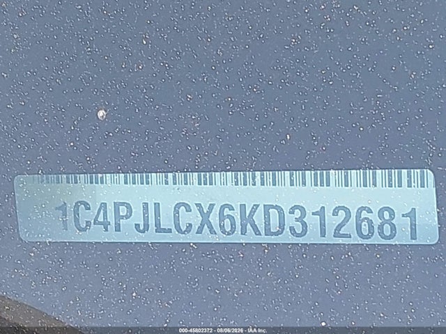 Aukcja sprzedaży 2019 Jeep Cherokee Latitude Fwd, vin: 1C4PJLCX6KD312681, numer aukcji: 45802372