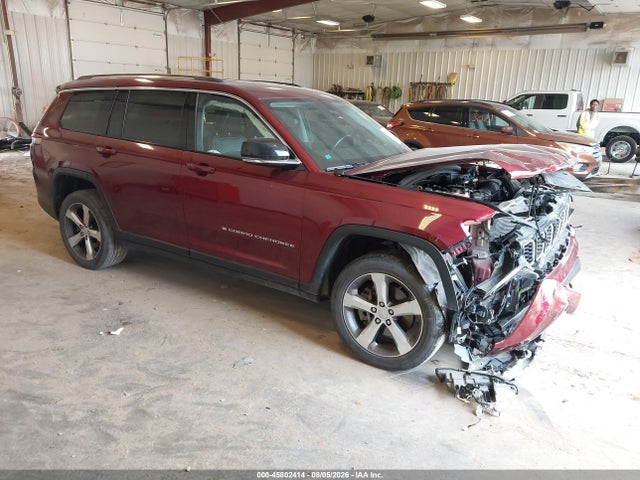 45802414 :رقم المزاد ، 1C4RJKBG6M8139020 vin ، 2021 Jeep Grand Cherokee L Limited 4x4 مزاد بيع