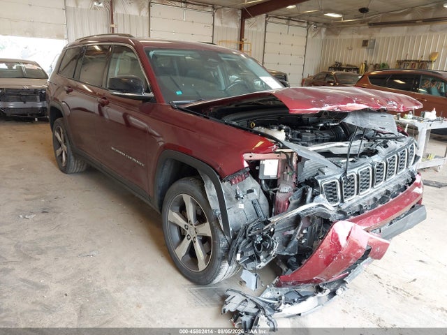 45802414 :رقم المزاد ، 1C4RJKBG6M8139020 vin ، 2021 Jeep Grand Cherokee L Limited 4x4 مزاد بيع
