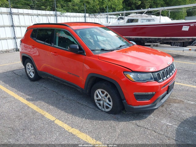2019 Jeep Compass Sport მანქანა იყიდება აუქციონზე, vin: 3C4NJCAB9KT731259, აუქციონის ნომერი: 45802451