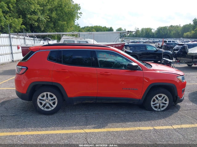 2019 Jeep Compass Sport მანქანა იყიდება აუქციონზე, vin: 3C4NJCAB9KT731259, აუქციონის ნომერი: 45802451