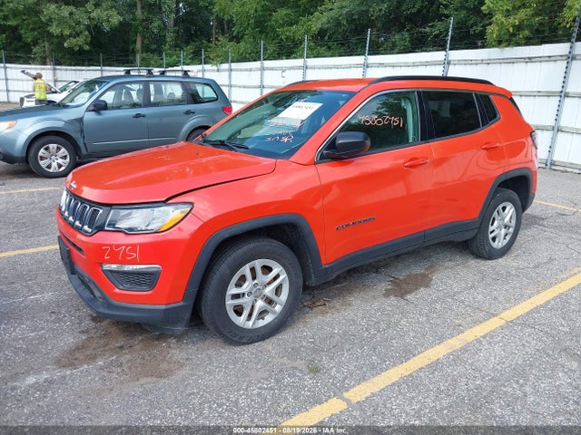 2019 Jeep Compass Sport მანქანა იყიდება აუქციონზე, vin: 3C4NJCAB9KT731259, აუქციონის ნომერი: 45802451