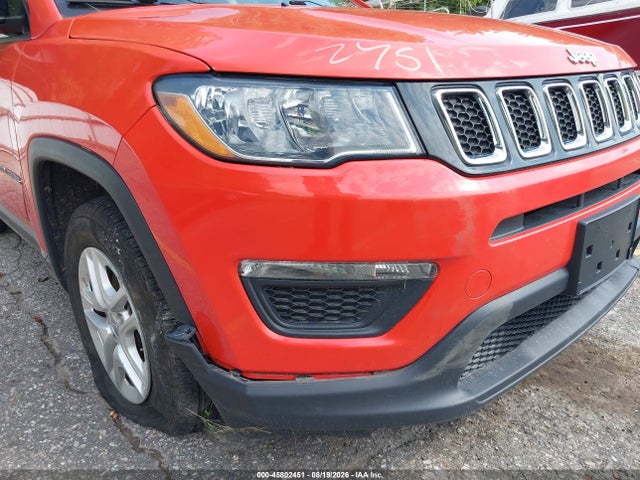 2019 Jeep Compass Sport მანქანა იყიდება აუქციონზე, vin: 3C4NJCAB9KT731259, აუქციონის ნომერი: 45802451
