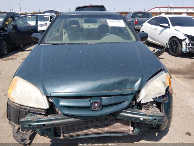 Aukcja sprzedaży 2002 Honda Civic Lx, vin: 1HGEM21522L013139, numer aukcji: 45802502