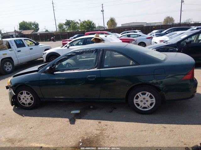 Aukcja sprzedaży 2002 Honda Civic Lx, vin: 1HGEM21522L013139, numer aukcji: 45802502