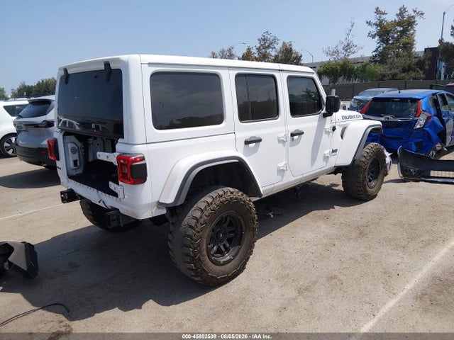 Продаж на аукціоні авто 2021 Jeep Wrangler 4xe Unlimited Rubicon 4x4, vin: 1C4JJXR68MW863990, номер лоту: 45802508