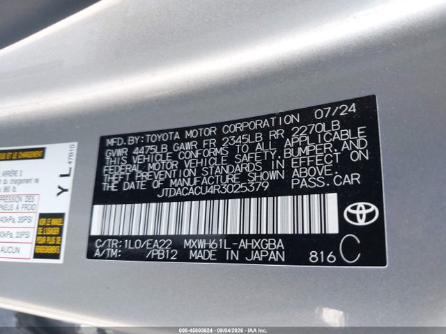 Toyota Prius Prime Xse 2024 JTDACACU4R3025379 Image 9
