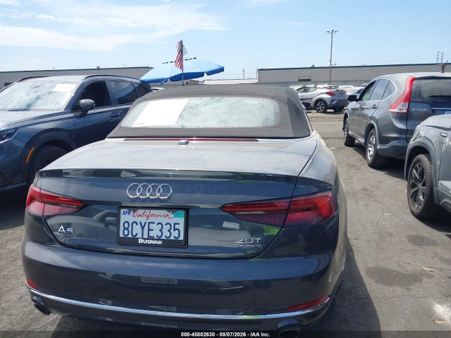 Продажа на аукционе авто 2018 Audi A5 2.0t Premium, vin: WAUYNGF52JN005671, номер лота: 45802630