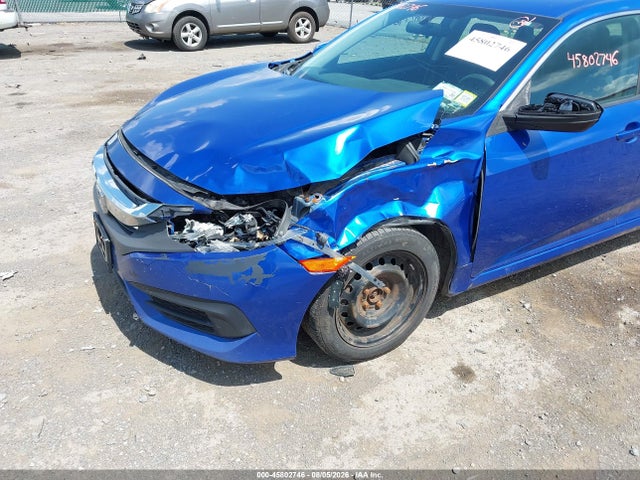 2016 Honda Civic Lx მანქანა იყიდება აუქციონზე, vin: 19XFC2F55GE227167, აუქციონის ნომერი: 45802746