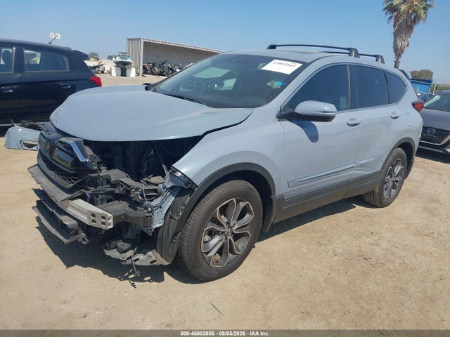 45802805 :رقم المزاد ، 2HKRW2H89NH665789 vin ، 2022 Honda Cr-v Awd Ex-l مزاد بيع