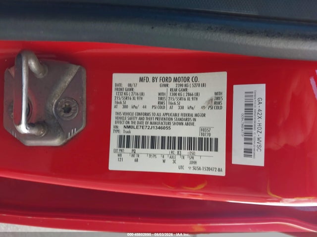 Ford Transit Connect Xl 2018 NM0LE7E72J1346055 Image 9
