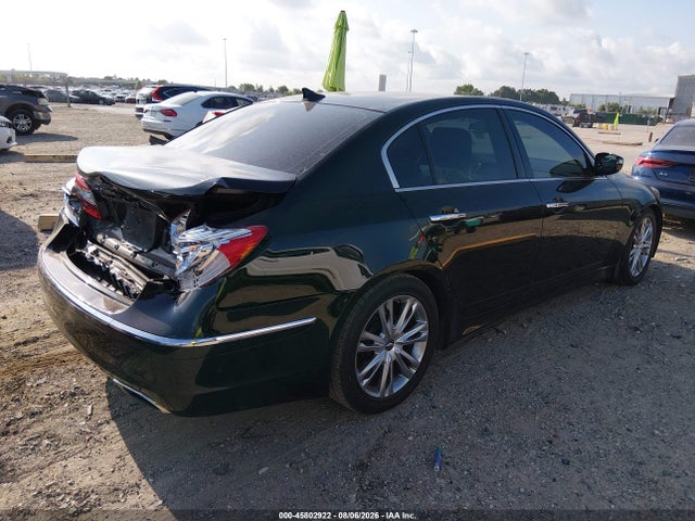 2012 Hyundai Genesis 3.8 მანქანა იყიდება აუქციონზე, vin: KMHGC4DD8CU208176, აუქციონის ნომერი: 45802922