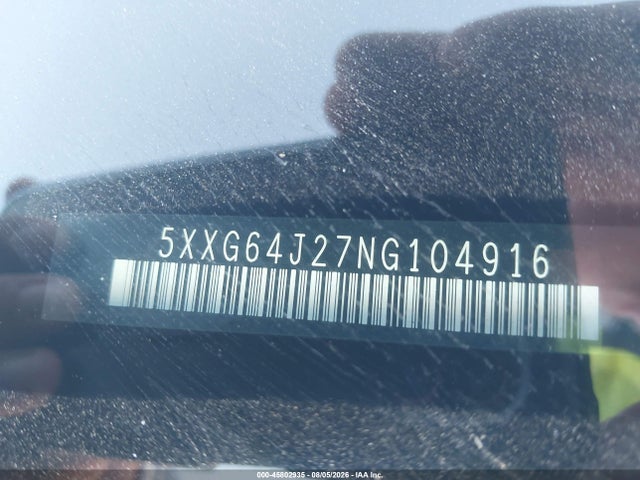 Продаж на аукціоні авто 2022 Kia K5 Gt-line, vin: 5XXG64J27NG104916, номер лоту: 45802935