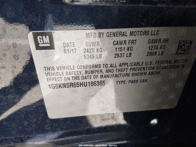 Cadillac Ct6 Platinum 2017 1G6KN5R65HU186365 Image 9