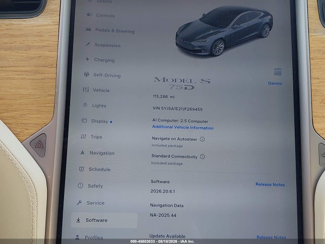 Tesla MODEL S 2018 5YJSA1E21JF269455 Image 17