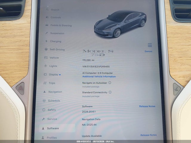 Tesla MODEL S 2018 5YJSA1E21JF269455 Image 7
