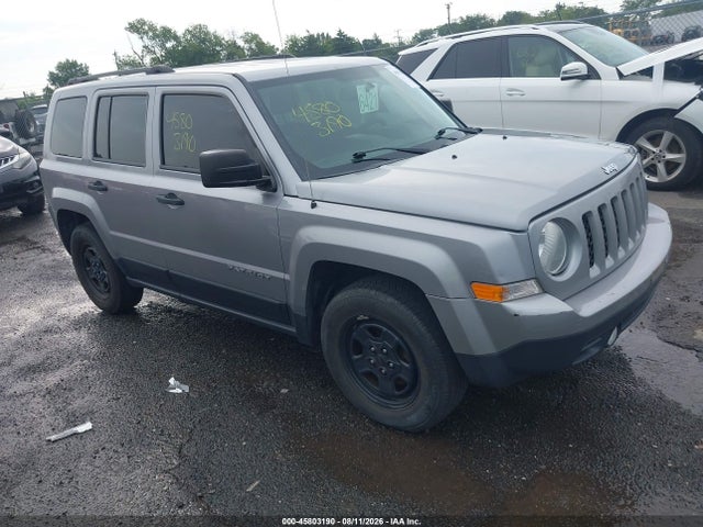 2016 Jeep Patriot Sport მანქანა იყიდება აუქციონზე, vin: 1C4NJPBA2GD528708, აუქციონის ნომერი: 45803190